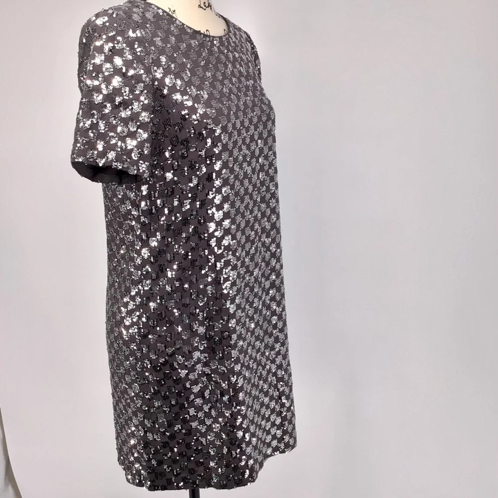 Broadway & Broome Gray Sequin Night Out Dress S - Picture 12 of 14